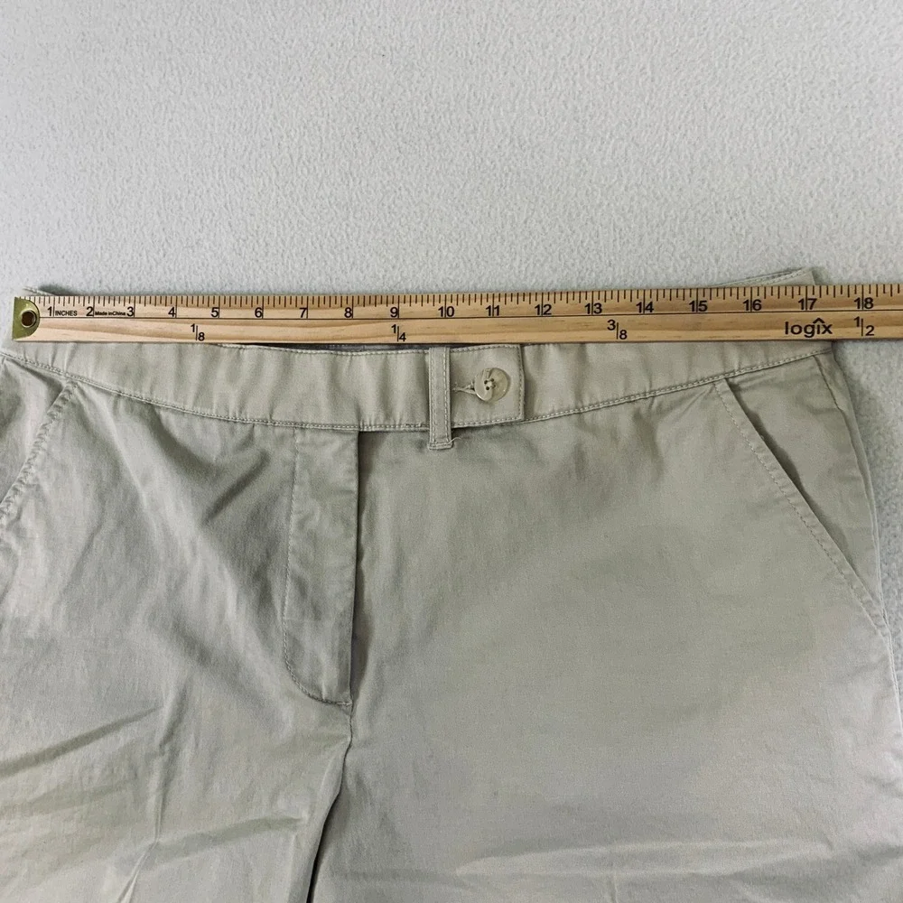 Coldwater Creek Women's 14 Khaki Stretch Bermuda Shorts‎ 12